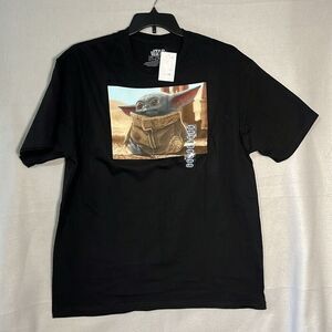 Mad Engine Star Wars Grogu Short Sleeve Tshirt Mens XLarge Mandalorian‎ NWT